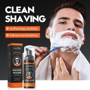 Softening shaving gel